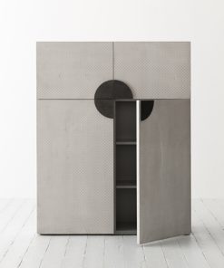 Alternative view of Meuble haut Centotrentacinque – 151 cm H – Béton enduit