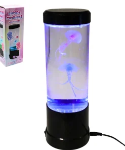 BOITE LAMPE DISCO LUMINEUSE MEDUSES + USB-C 26CM