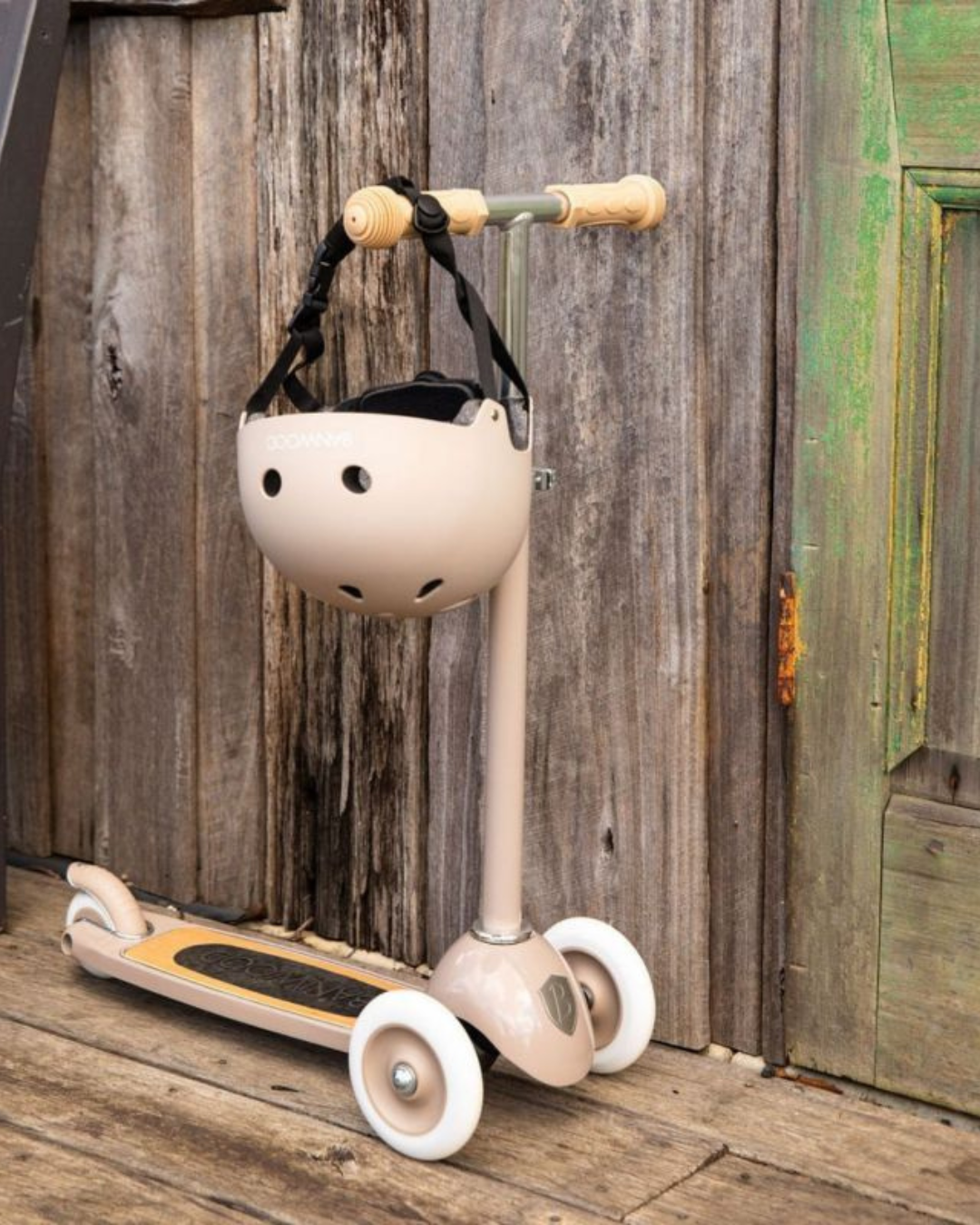 TROTTINETTE BEIGE – 3 ROUES – Image 3