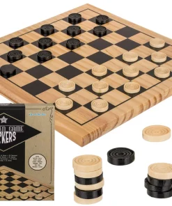Alternative view of Jeu de table en bois, La Dame