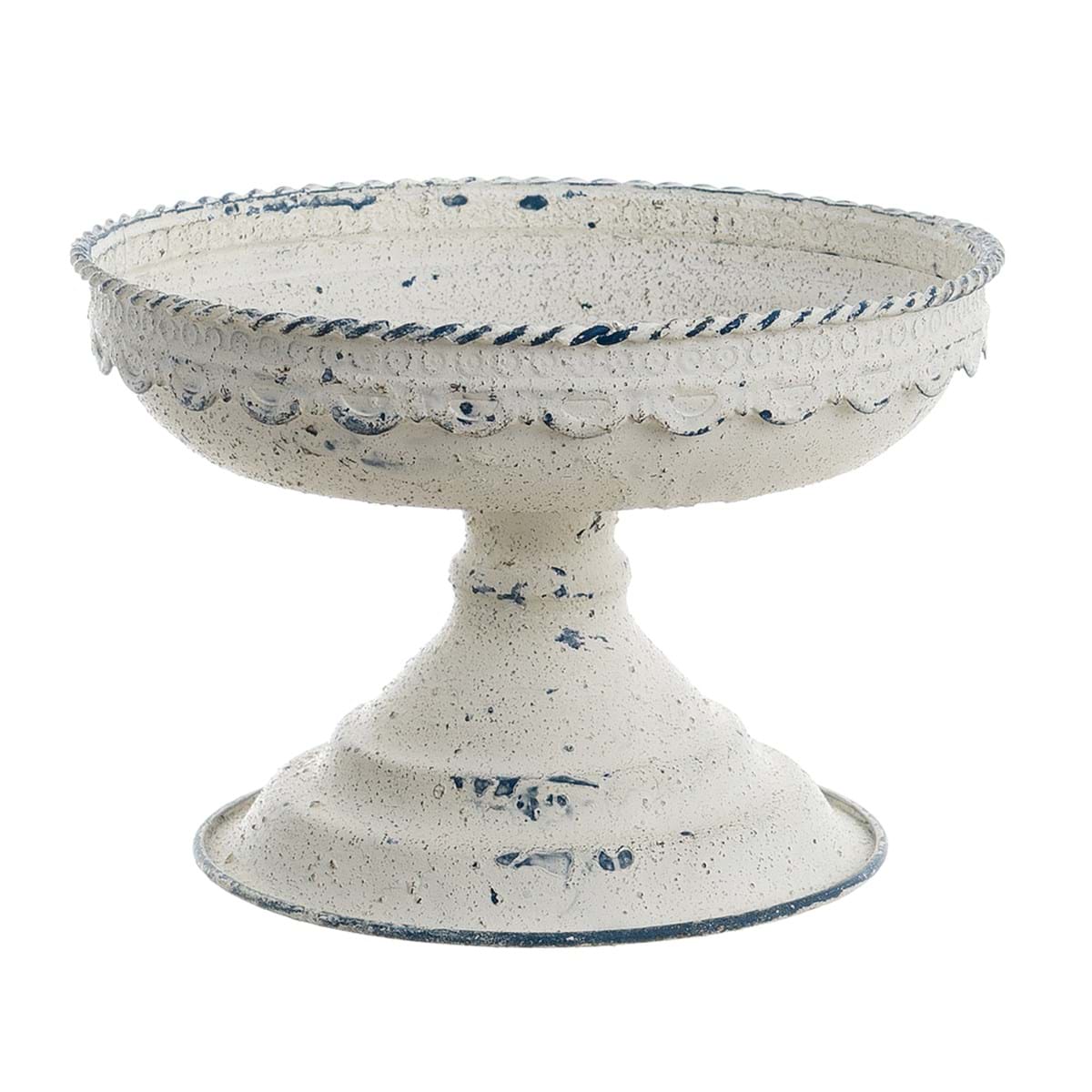 Coupelle Sur Pied En Fer Forgé Collection Ferro 21x21xH14 CM