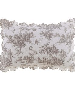 Housse De Coussin Rectangulaire En Boutis Toile De Jouy 50×80 CM