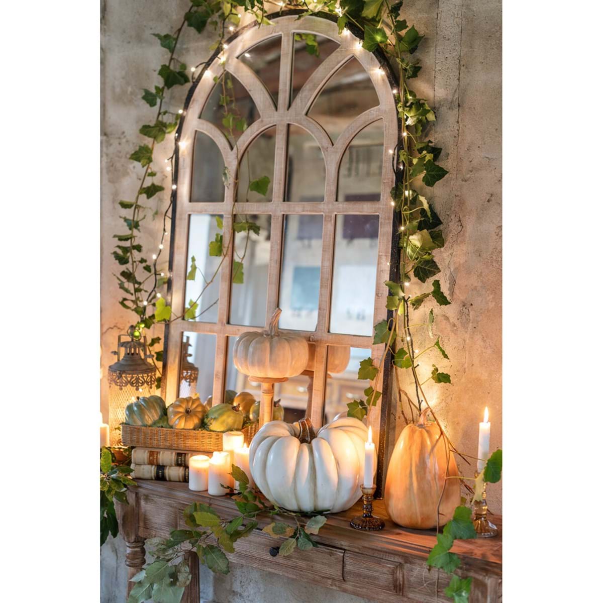 Décoration Panier De Citrouilles En Résine à Poser 38x14x14 CM – Image 4