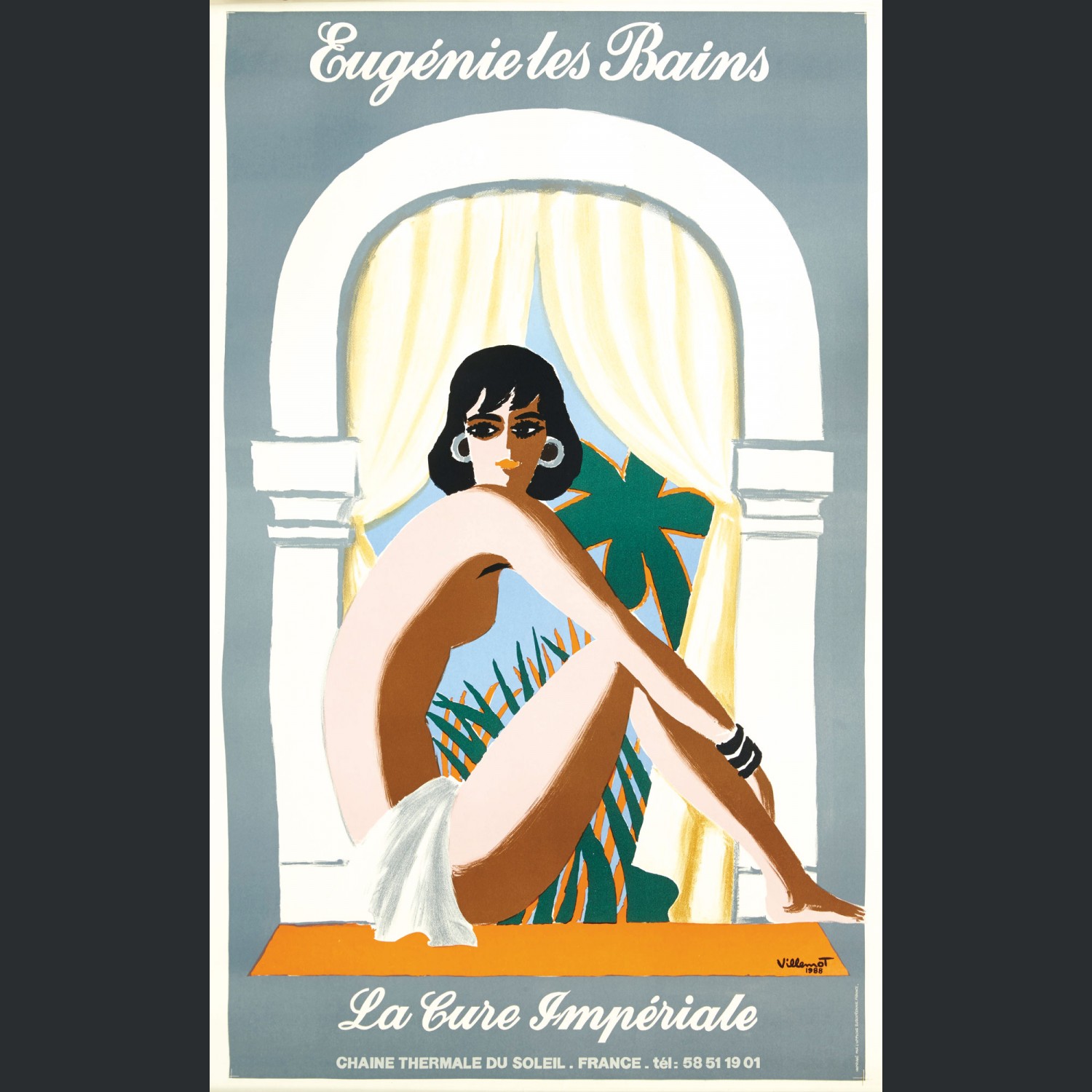 Affiche Villemot Eugénie Les Bains