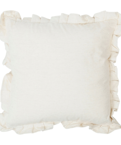 Alternative view of Coussin Carré Collection Chambray Naturel 40×40 CM
