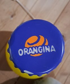 Alternative view of Enseigne lumineuse Orangina – rare – JC Beton