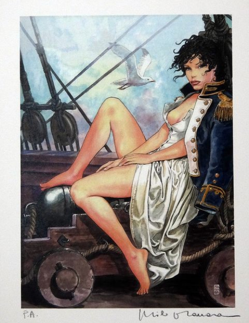 Milo Manara – « Molly » – Epreuve d’artiste signée – Image 2