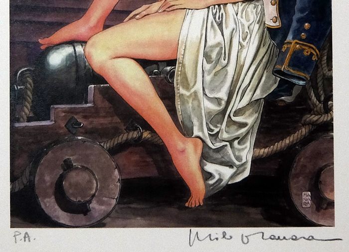 Milo Manara – « Molly » – Epreuve d’artiste signée – Image 3