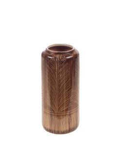 Vase FEUILLE rouille – petit modèle