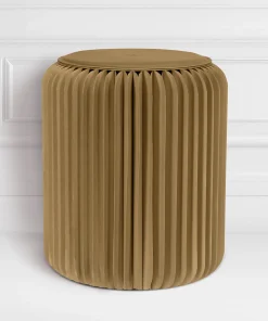 Tabouret pliable LÉON Marron 50 cm – Stooly – Ultra résistant