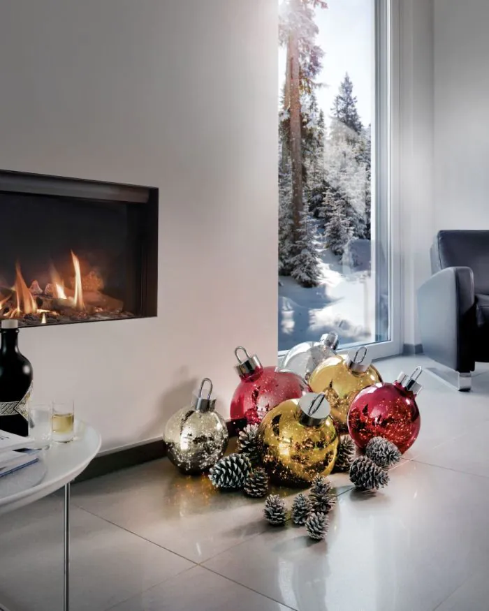 Boule de Noël Rouge D30 – Image 4