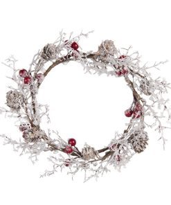 Alternative view of Couronne De Noël à Suspendre Pour Porte Ø 22 CM