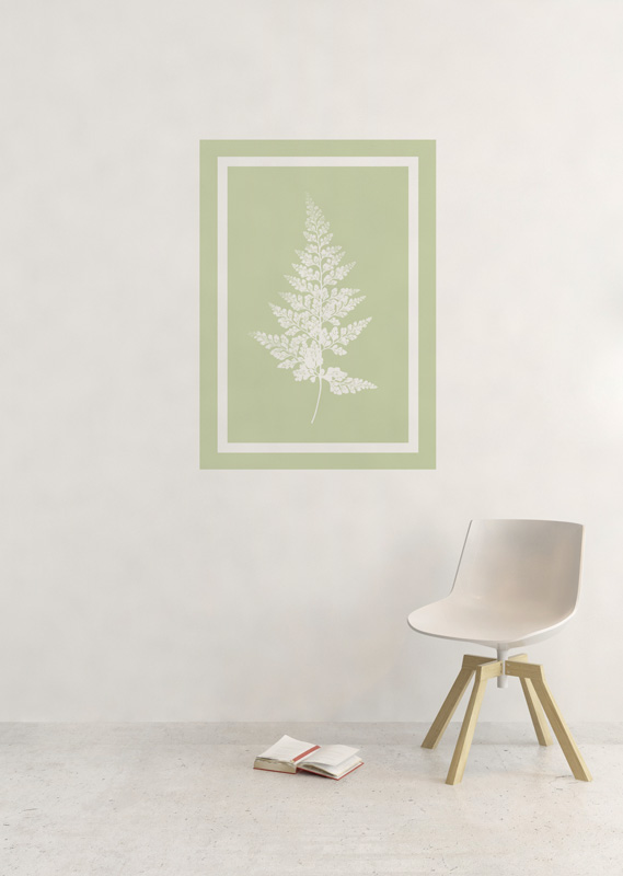 Carotte sauvage sur fond turquoise, affiche (max. A2) – Image 4