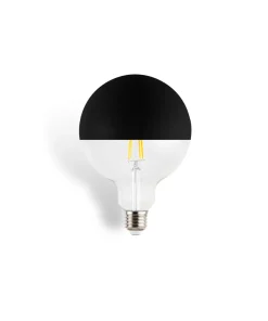 Alternative view of Ampoule LED Globe Maria G125 partiellement colorée noire — E27, 7W, dimmable