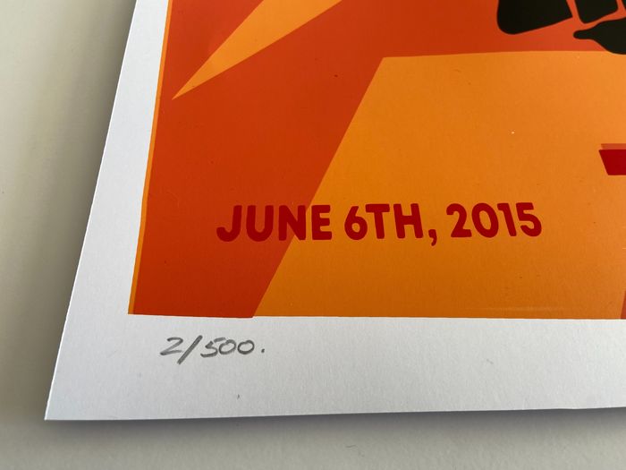Rolling Stones – Affiche litho numérotée – Dallas 2015 – Image 6