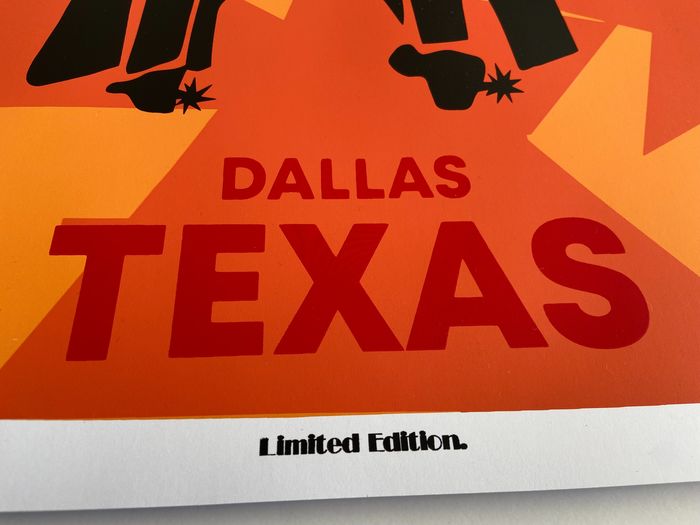 Rolling Stones – Affiche litho numérotée – Dallas 2015 – Image 7