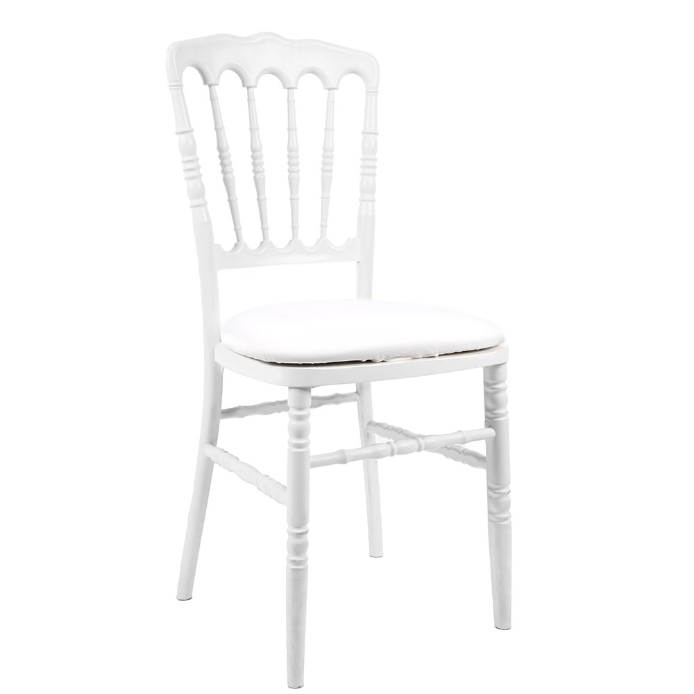 Chaise Napoléon III Blanche Résine