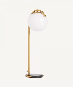 Alternative view of Lampe de salon boule blanc or Vical Home