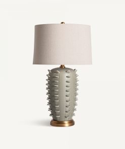 Lampe art déco vert doré Vical Home