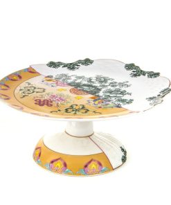 Présentoir à gâteau hybride Raissa en porcelaine par CTRLZACK x Seletti