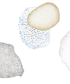 Alternative view of Papier peint design Apesanteur Or par Alix Waline x Bien fait Paris