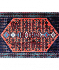 Alternative view of Tapis Together Burnt carpet par Loredana Longo x Seletti