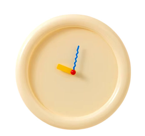 Horloge murale design Bauhaus au design minimaliste – Image 2
