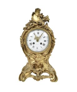 Horloge Cartel Louis XV en bronze