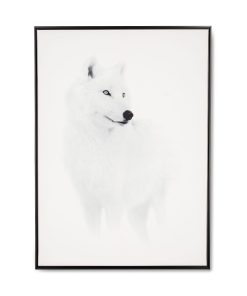 Alternative view of Tableau Loup Blanc Athezza 104×144
